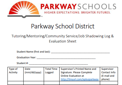 Tutor tracking sheet template